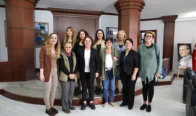 didim kadin platformundan baskan hatice gencaya ziyaret