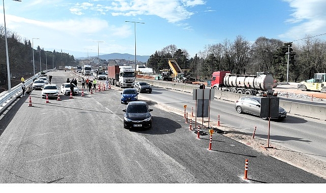 basiskele koridor projesinde ilk baglanti trafige acildi
