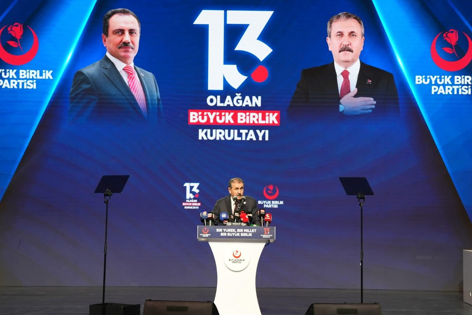 Mustafa Destici, Büyük Birlik Partisi’nde Yeniden Genel Başkan Seçildi 1 14 7