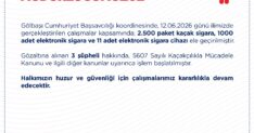 ANKARADA 2 BIN 500 PAKET KACAK SIGARA E 1360041 403809