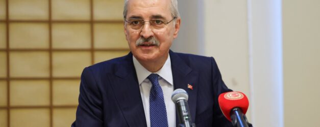 TBMM BASKANI KURTULMUS ISVECTE KONUSTU 1346877 399987