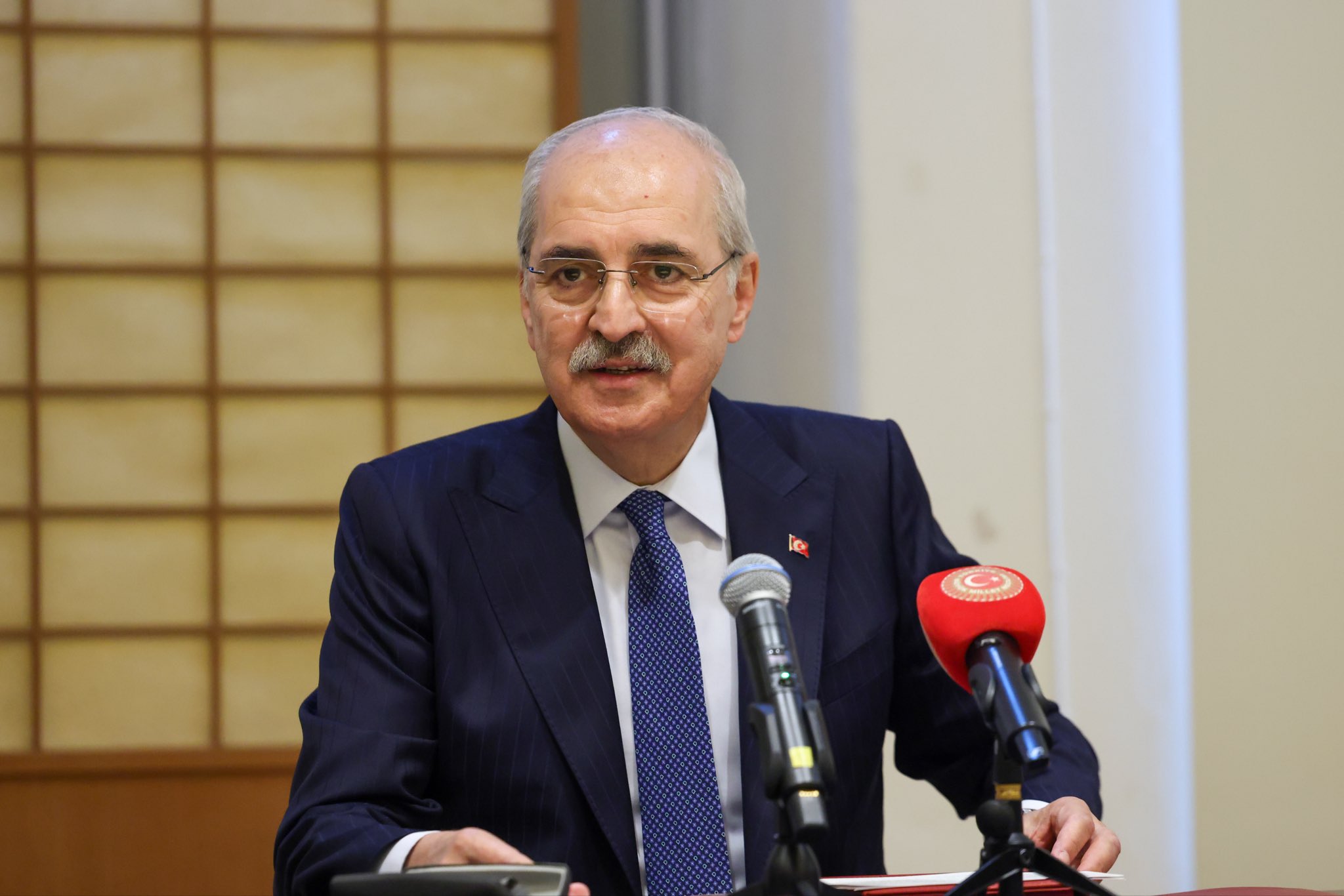 TBMM BASKANI KURTULMUS ISVECTE KONUSTU 1346877 399987