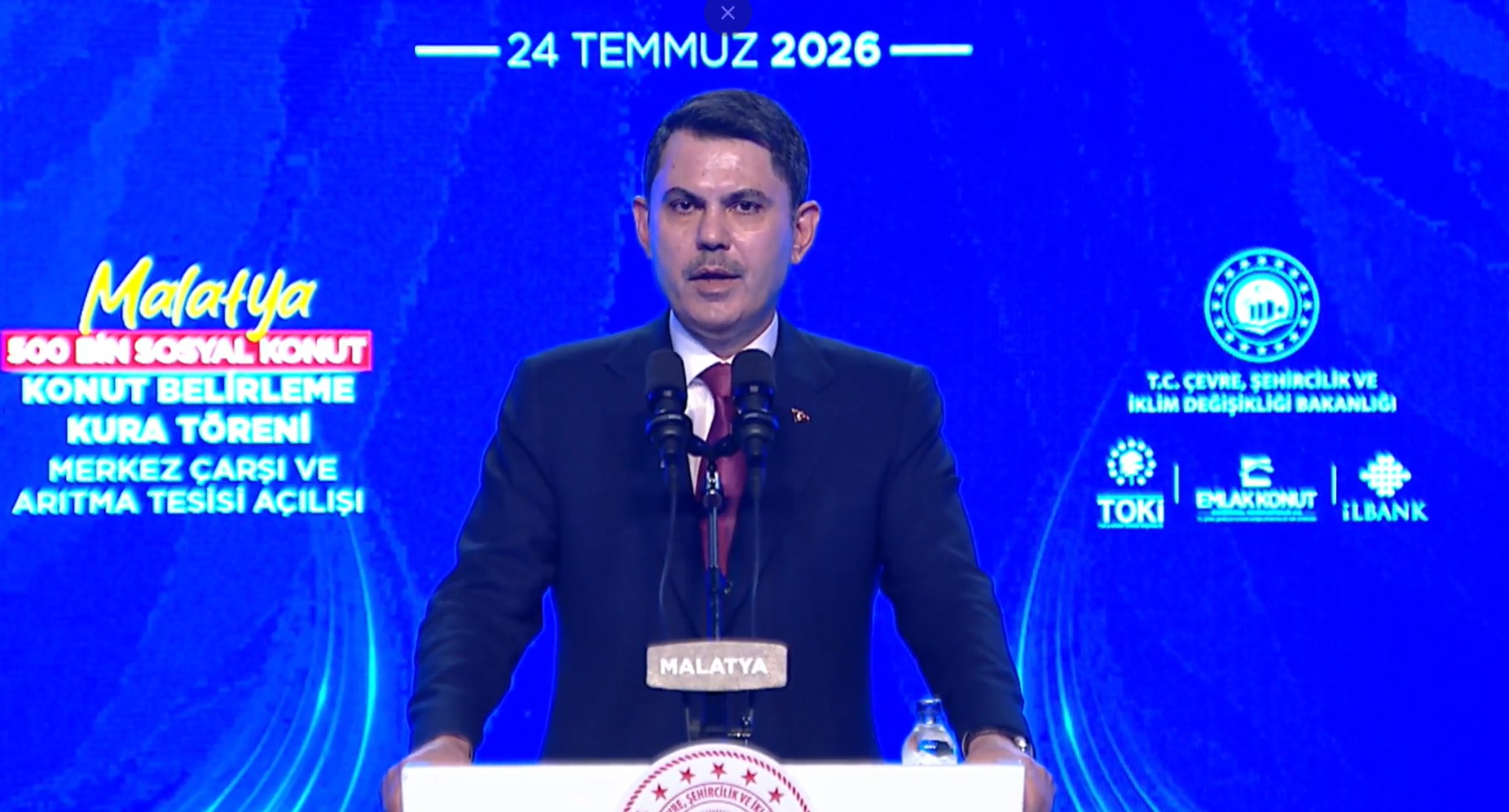 Bakan Murat Kurum Malatya’da Sosyal Konut Kura Ve Toplu Açılış Törenine Katıldı 1 Ekran goruntusu 2026 07 24 164140