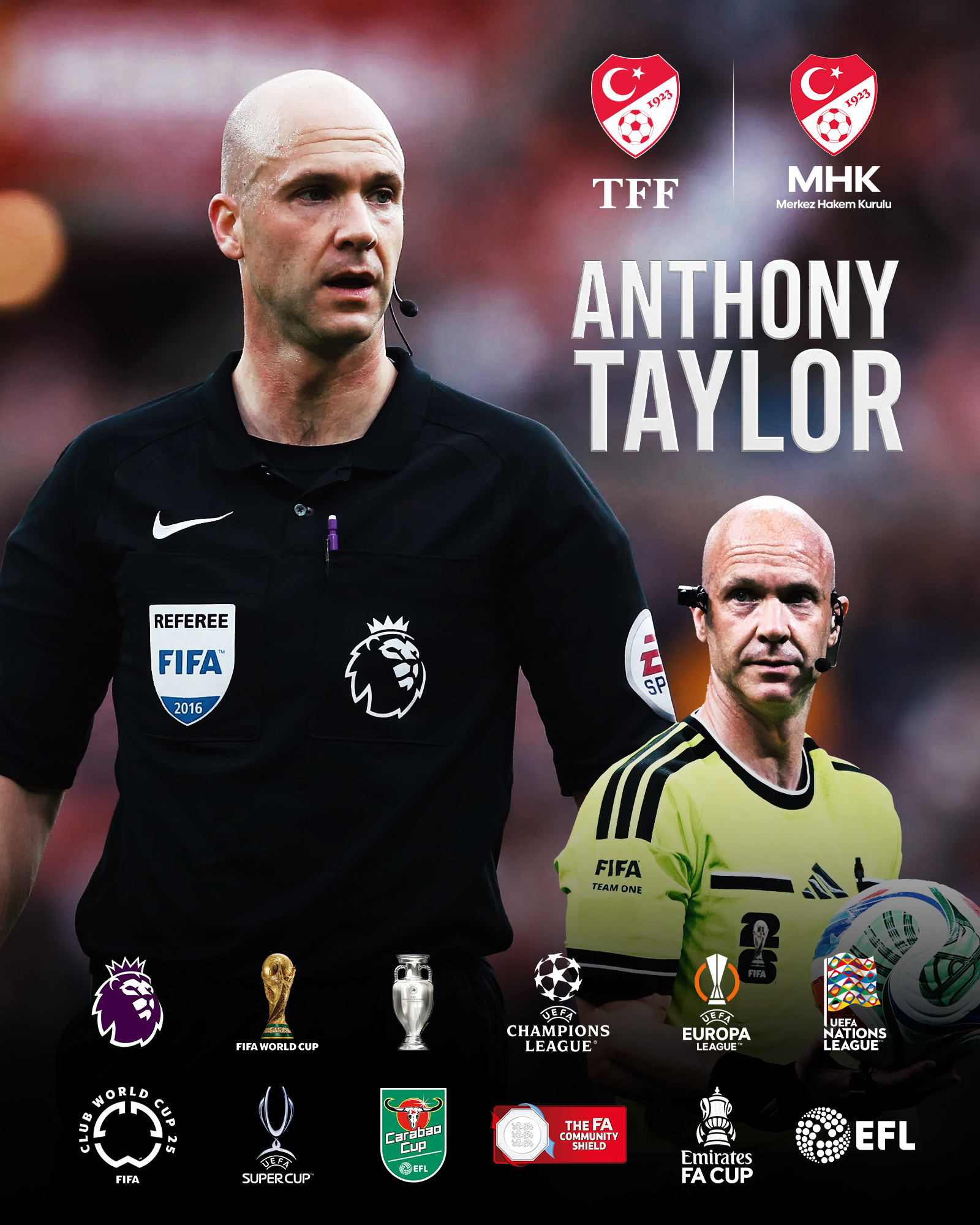 ANTHONY TAYLOR MHK ELIT HAKEM DIREKTORU 1442632 429042
